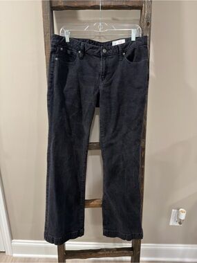 Gap Long & Lean Low Rise Black Denim Jeans